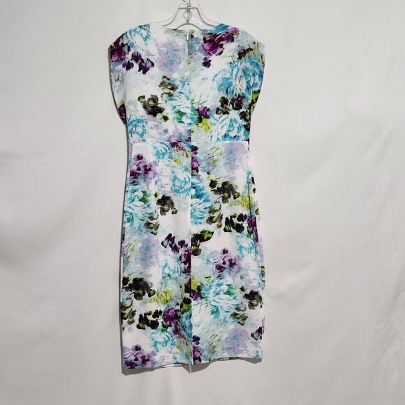 Covington Floral Printed Sleeveless Day Dress Size 6 - Picture 4 of 14